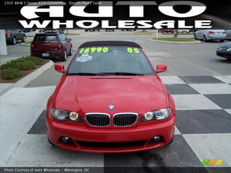 Electric Red / Sand 2005 BMW 3 Series 330i Convertible