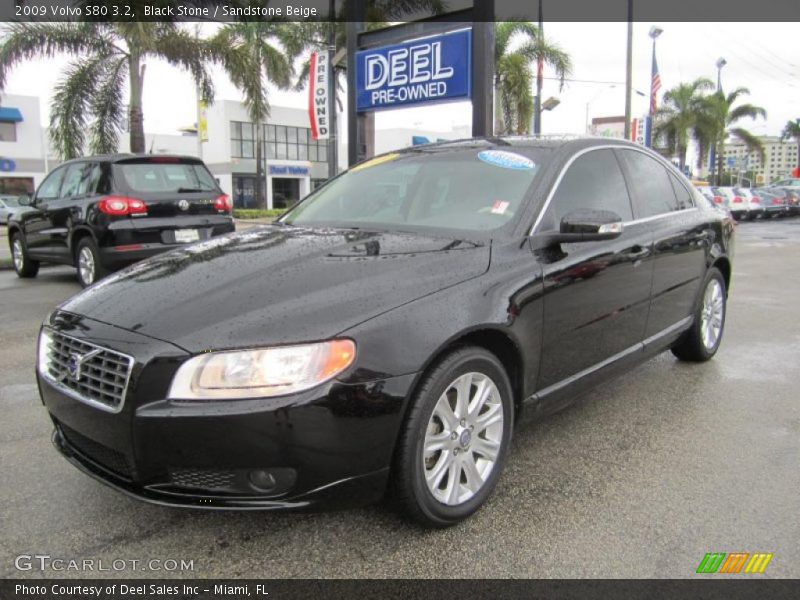 Black Stone / Sandstone Beige 2009 Volvo S80 3.2