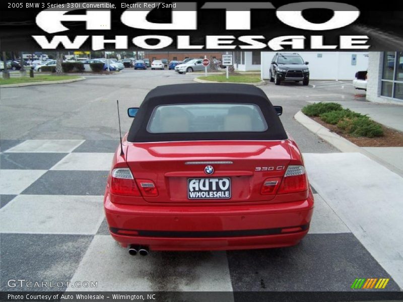 Electric Red / Sand 2005 BMW 3 Series 330i Convertible