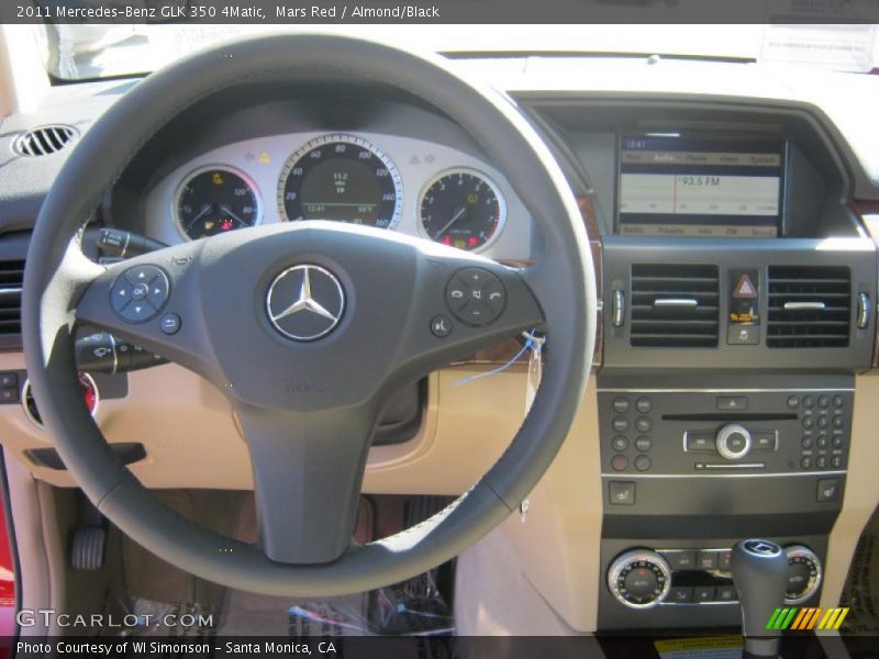 Dashboard of 2011 GLK 350 4Matic