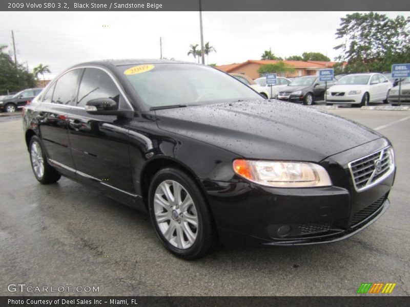 Black Stone / Sandstone Beige 2009 Volvo S80 3.2