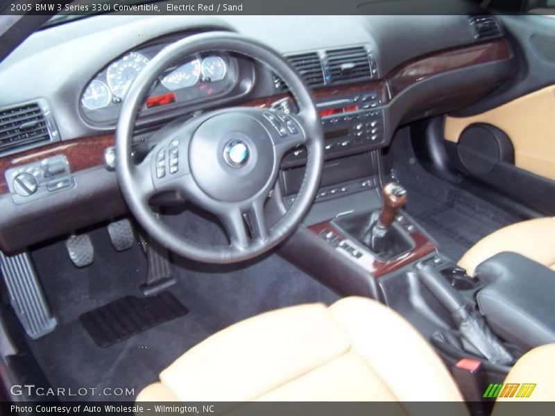 Electric Red / Sand 2005 BMW 3 Series 330i Convertible