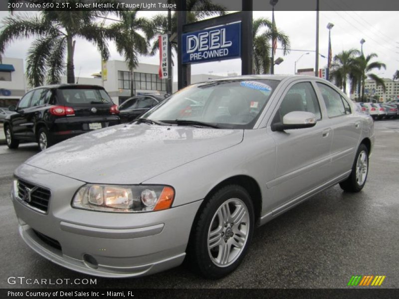 Silver Metallic / Taupe/Light Taupe 2007 Volvo S60 2.5T