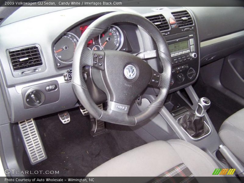  2009 GLI Sedan Interlagos Black Cloth Interior