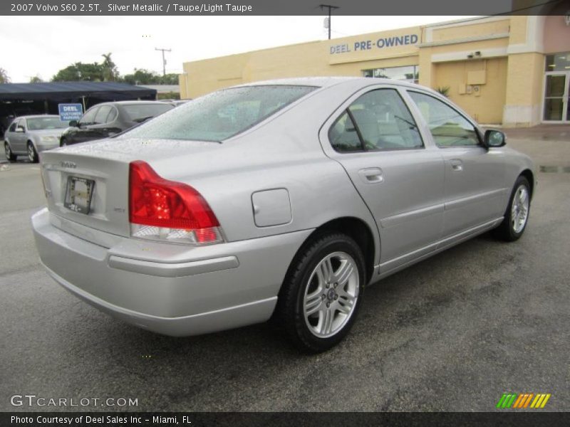 Silver Metallic / Taupe/Light Taupe 2007 Volvo S60 2.5T