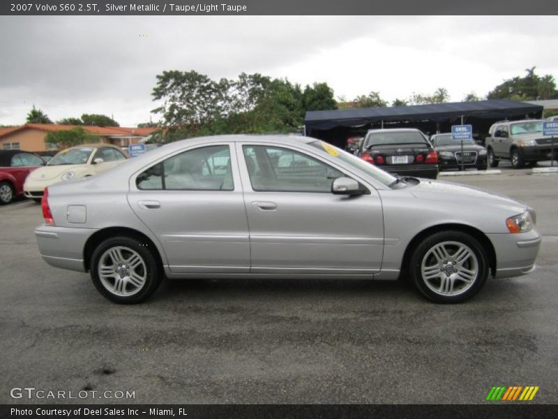 Silver Metallic / Taupe/Light Taupe 2007 Volvo S60 2.5T