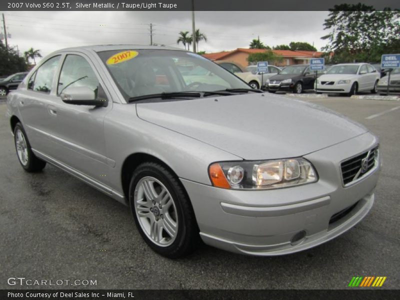 Silver Metallic / Taupe/Light Taupe 2007 Volvo S60 2.5T