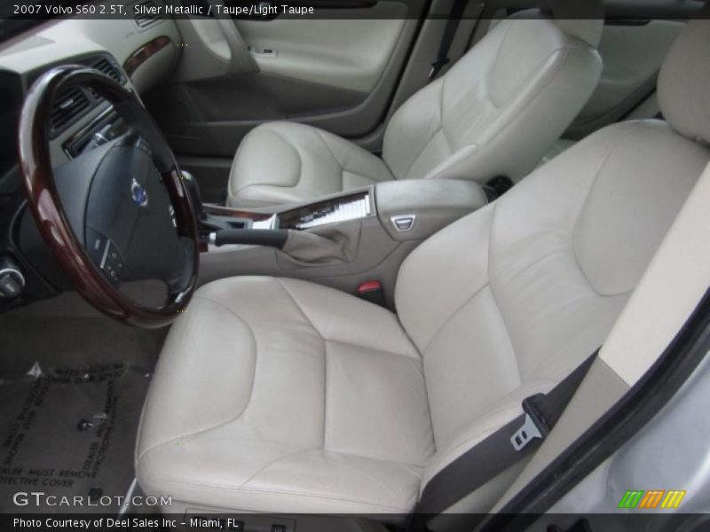 Silver Metallic / Taupe/Light Taupe 2007 Volvo S60 2.5T