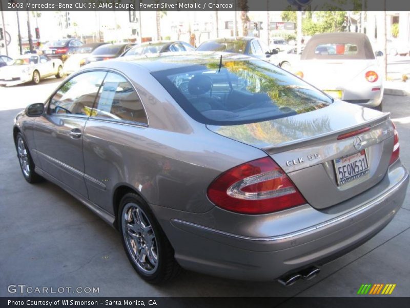  2003 CLK 55 AMG Coupe Pewter Silver Metallic