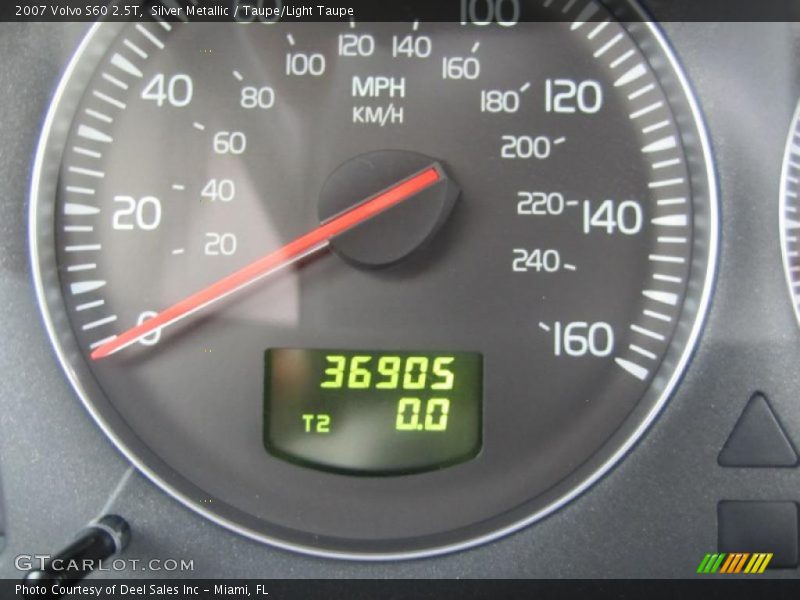 Silver Metallic / Taupe/Light Taupe 2007 Volvo S60 2.5T