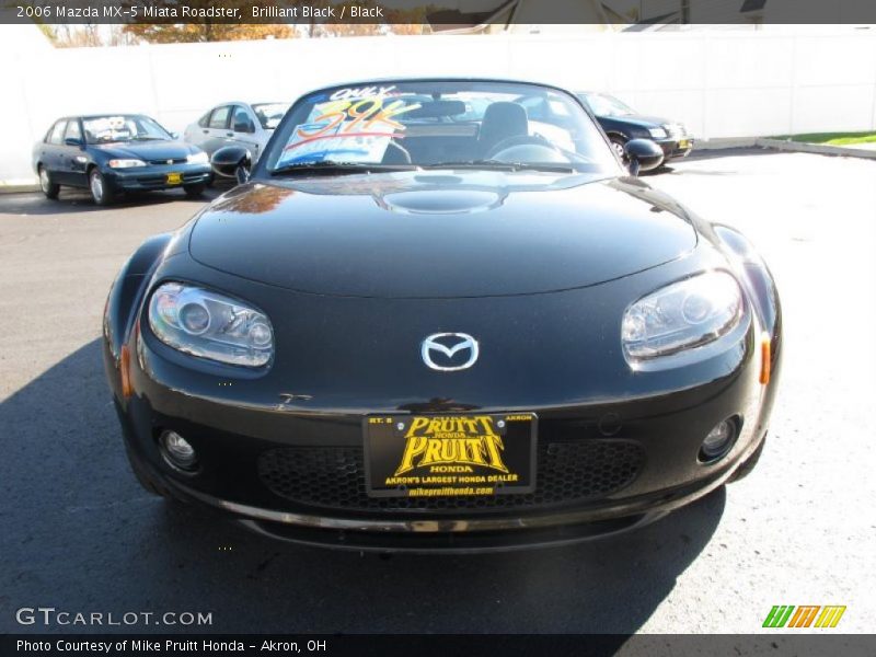 Brilliant Black / Black 2006 Mazda MX-5 Miata Roadster