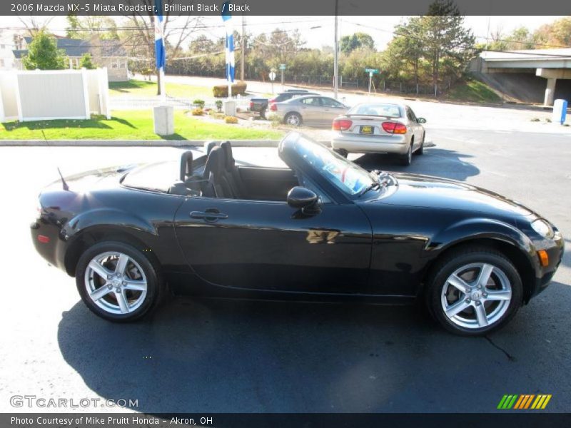 Brilliant Black / Black 2006 Mazda MX-5 Miata Roadster