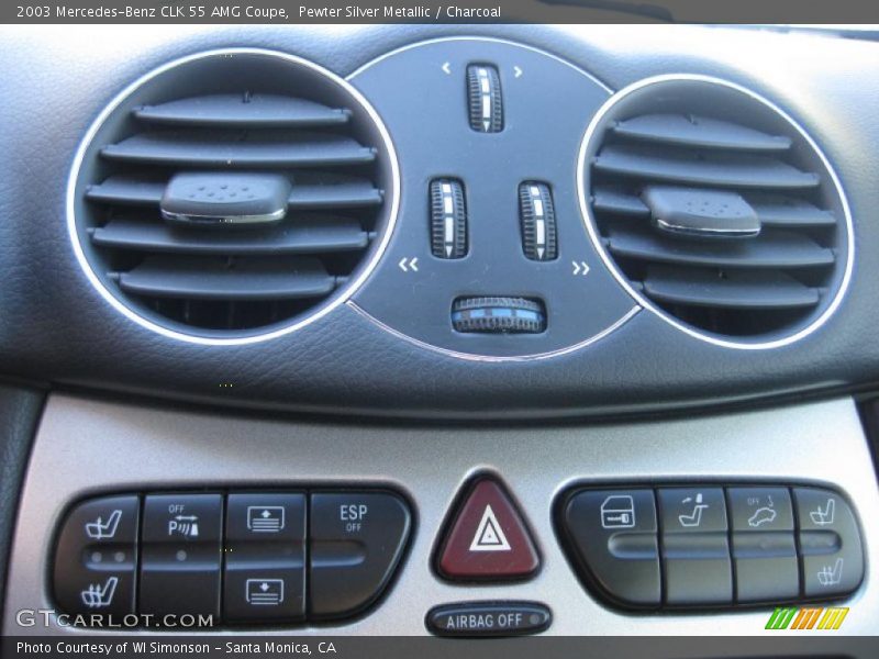 Controls of 2003 CLK 55 AMG Coupe