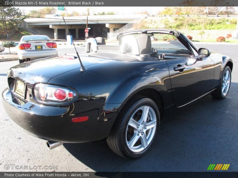 Brilliant Black / Black 2006 Mazda MX-5 Miata Roadster