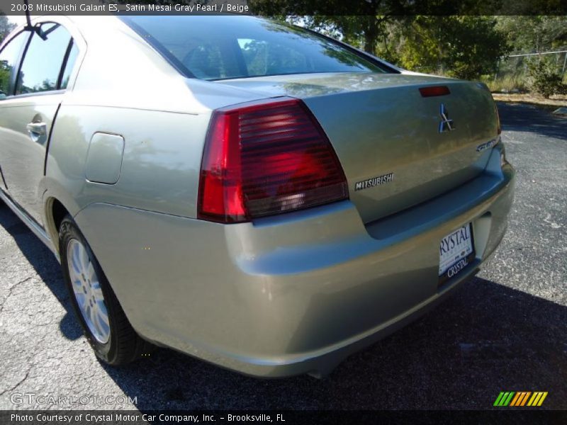 Satin Mesai Gray Pearl / Beige 2008 Mitsubishi Galant ES