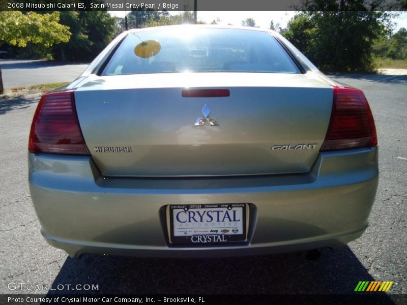 Satin Mesai Gray Pearl / Beige 2008 Mitsubishi Galant ES