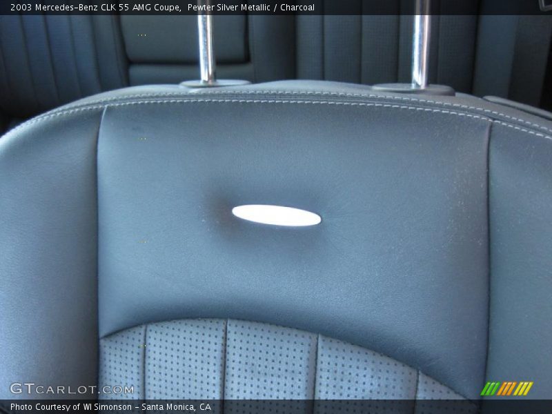  2003 CLK 55 AMG Coupe Charcoal Interior