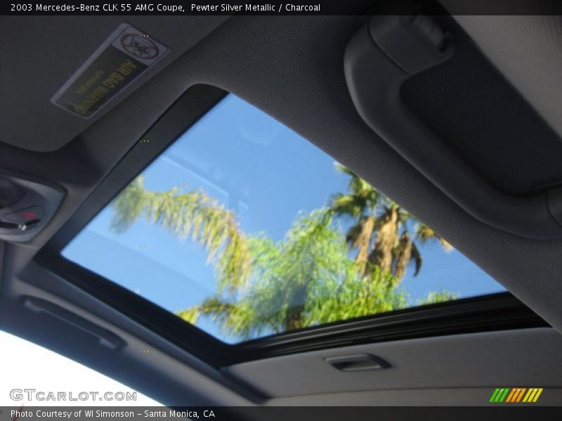 Sunroof of 2003 CLK 55 AMG Coupe