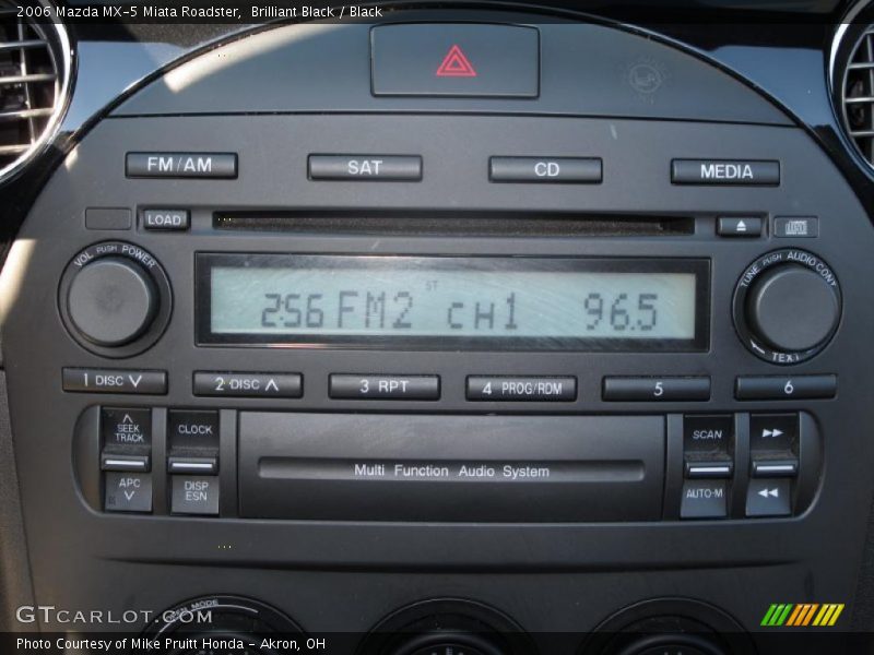 Brilliant Black / Black 2006 Mazda MX-5 Miata Roadster