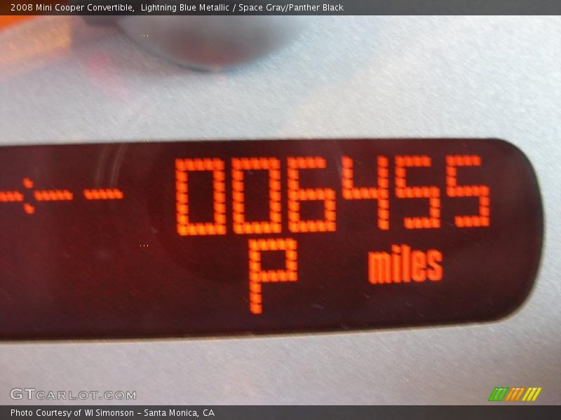 Lightning Blue Metallic / Space Gray/Panther Black 2008 Mini Cooper Convertible