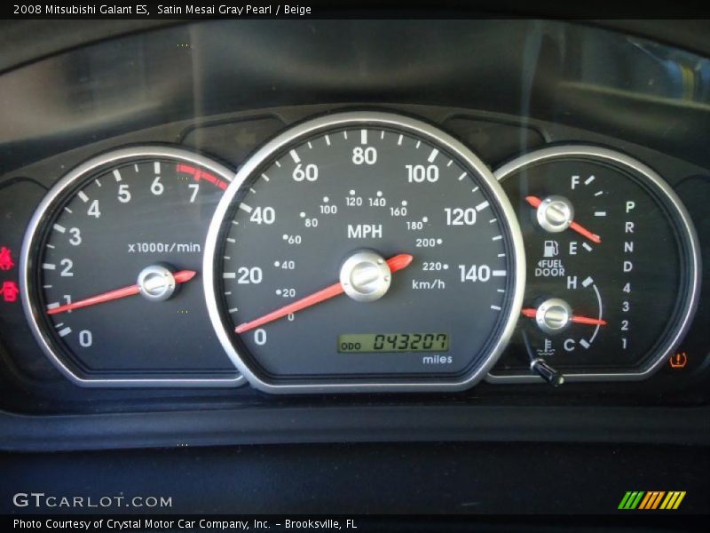 Satin Mesai Gray Pearl / Beige 2008 Mitsubishi Galant ES