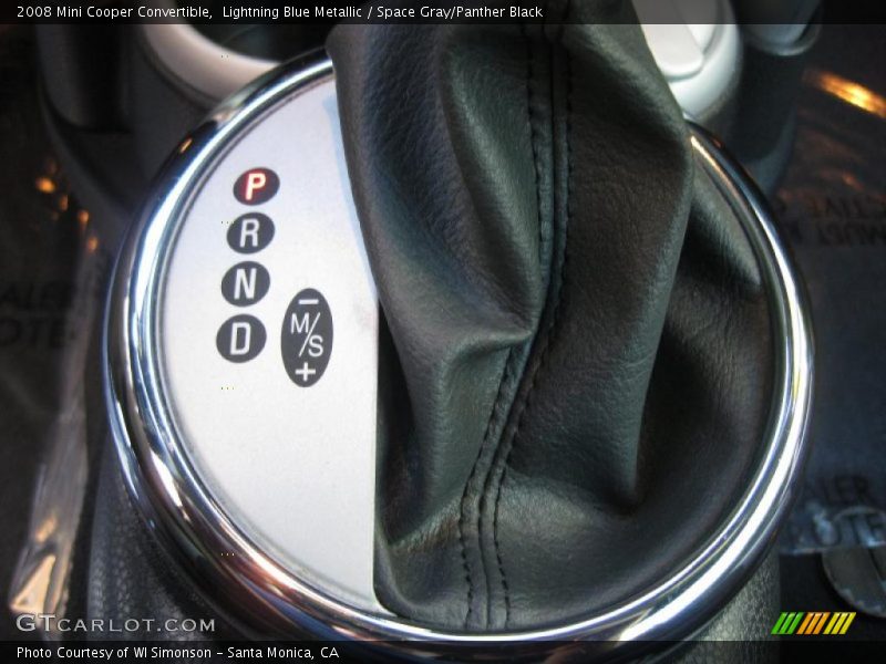 Lightning Blue Metallic / Space Gray/Panther Black 2008 Mini Cooper Convertible