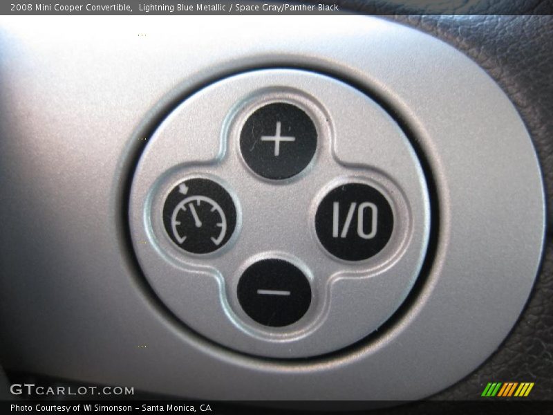 Lightning Blue Metallic / Space Gray/Panther Black 2008 Mini Cooper Convertible