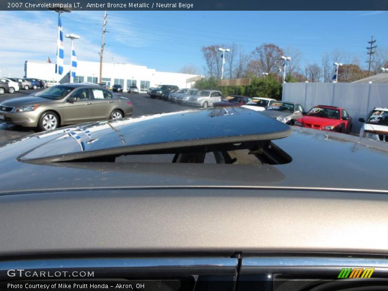 Amber Bronze Metallic / Neutral Beige 2007 Chevrolet Impala LT