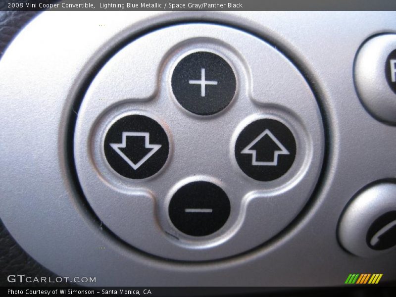 Lightning Blue Metallic / Space Gray/Panther Black 2008 Mini Cooper Convertible