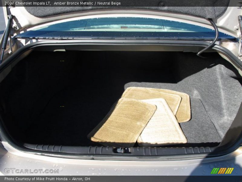 Amber Bronze Metallic / Neutral Beige 2007 Chevrolet Impala LT