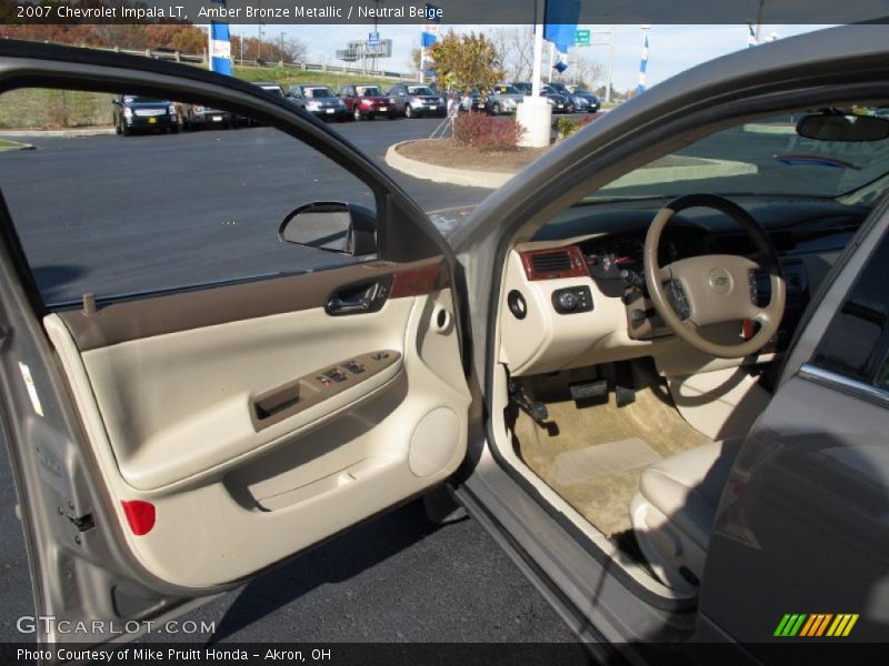 Amber Bronze Metallic / Neutral Beige 2007 Chevrolet Impala LT