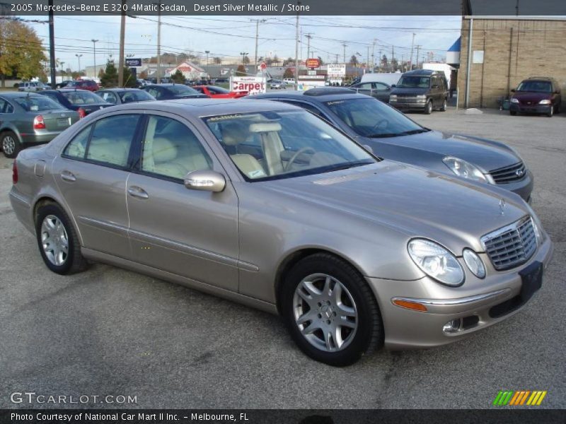 Desert Silver Metallic / Stone 2005 Mercedes-Benz E 320 4Matic Sedan