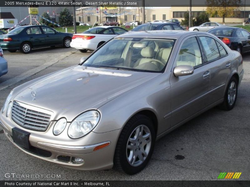 Desert Silver Metallic / Stone 2005 Mercedes-Benz E 320 4Matic Sedan