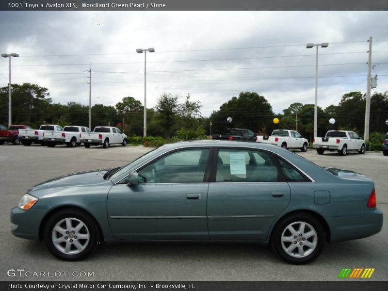 Woodland Green Pearl / Stone 2001 Toyota Avalon XLS