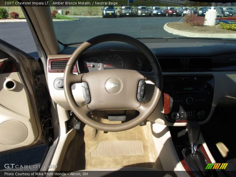 Amber Bronze Metallic / Neutral Beige 2007 Chevrolet Impala LT