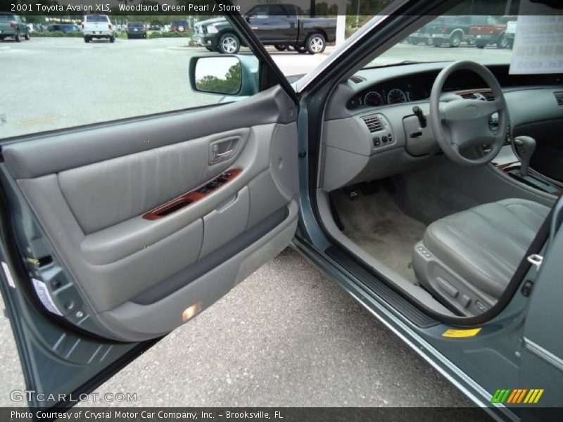 Woodland Green Pearl / Stone 2001 Toyota Avalon XLS