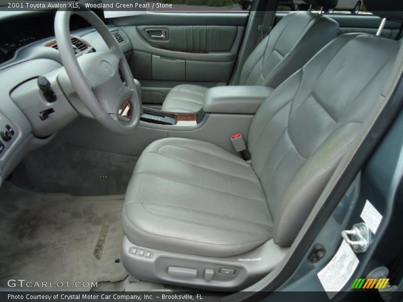 Woodland Green Pearl / Stone 2001 Toyota Avalon XLS