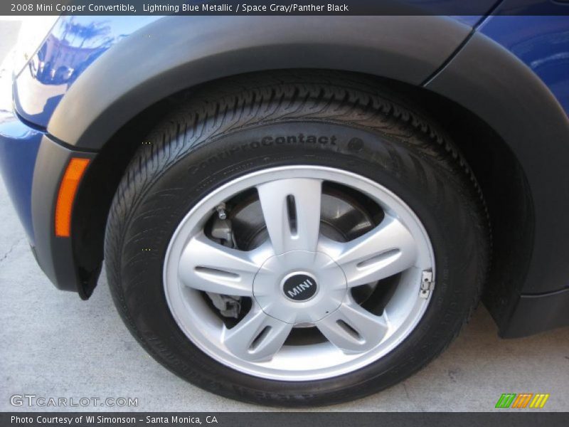 Lightning Blue Metallic / Space Gray/Panther Black 2008 Mini Cooper Convertible
