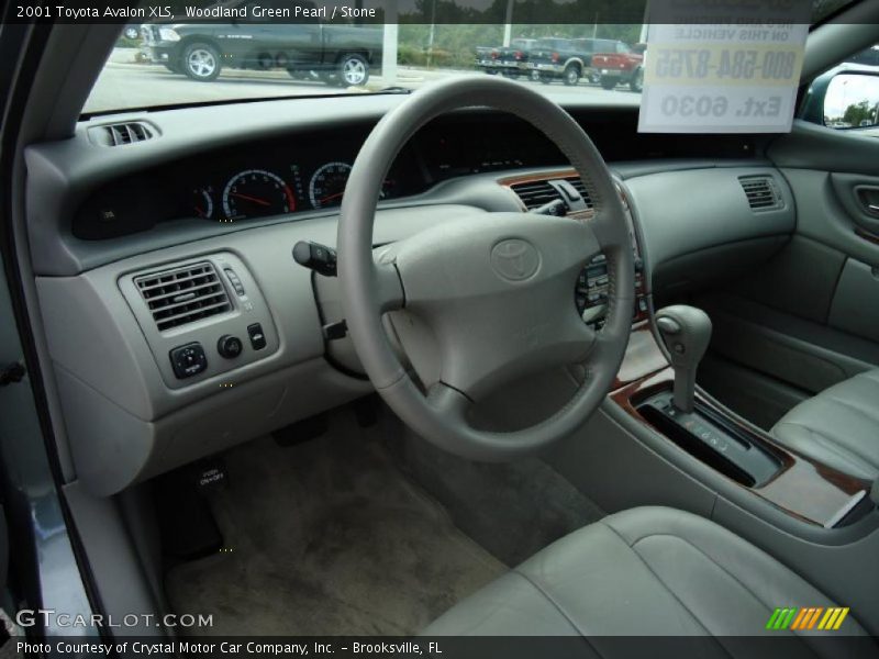 Woodland Green Pearl / Stone 2001 Toyota Avalon XLS