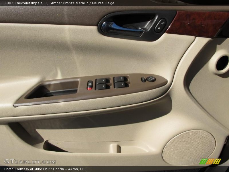 Amber Bronze Metallic / Neutral Beige 2007 Chevrolet Impala LT