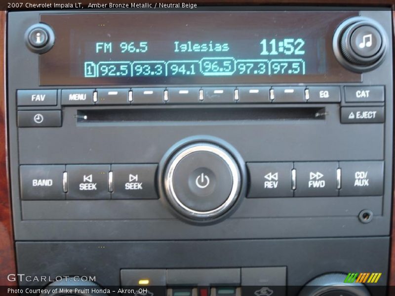 Amber Bronze Metallic / Neutral Beige 2007 Chevrolet Impala LT