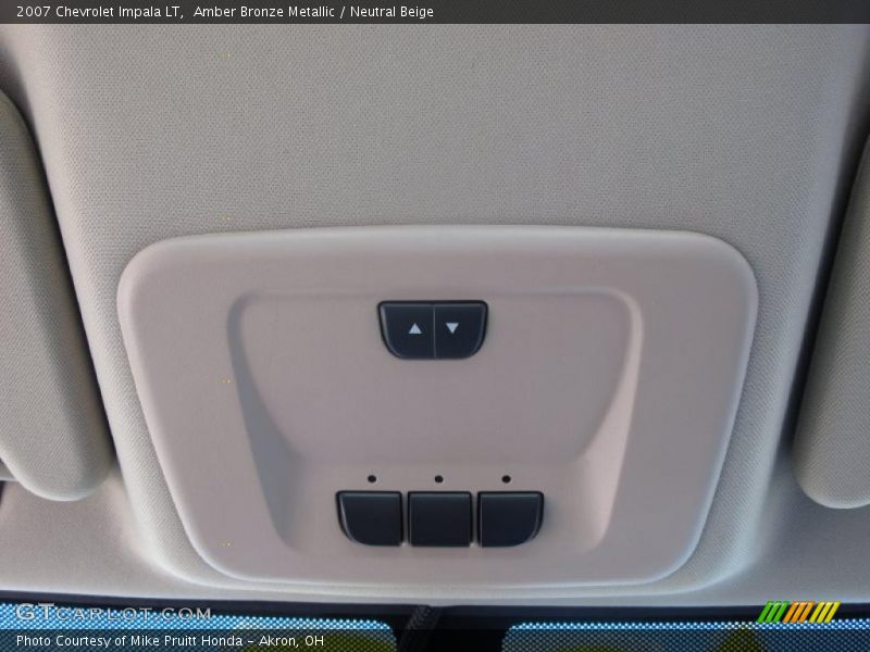 Amber Bronze Metallic / Neutral Beige 2007 Chevrolet Impala LT