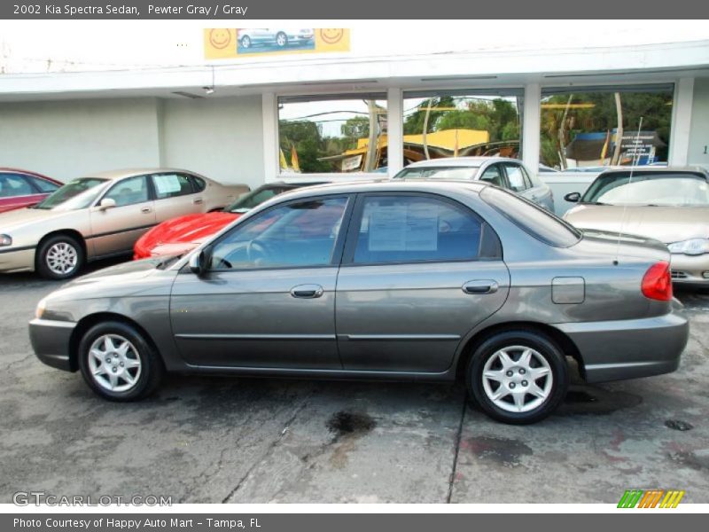  2002 Spectra Sedan Pewter Gray