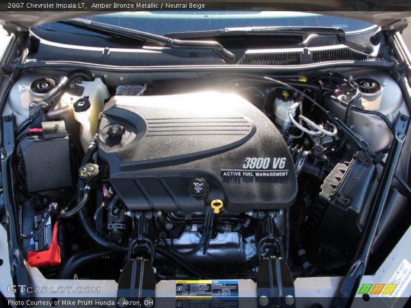 Amber Bronze Metallic / Neutral Beige 2007 Chevrolet Impala LT
