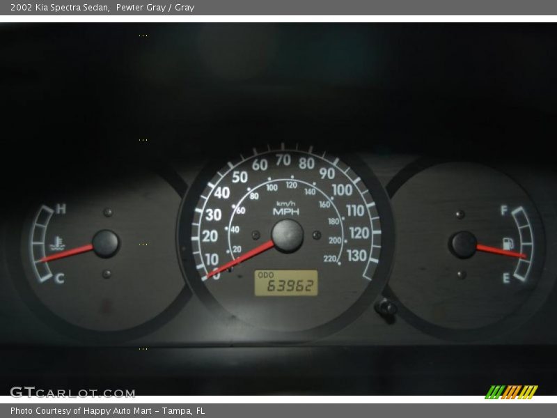  2002 Spectra Sedan Sedan Gauges
