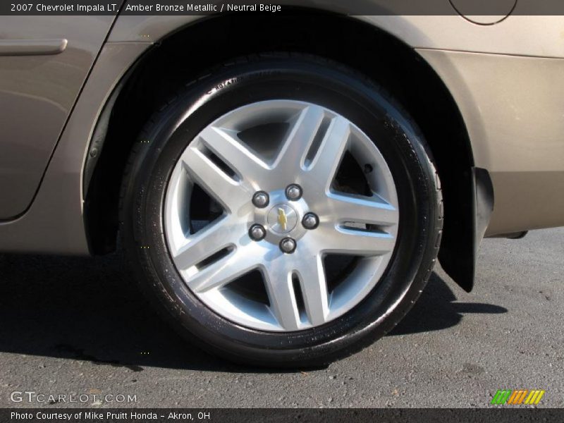 Amber Bronze Metallic / Neutral Beige 2007 Chevrolet Impala LT