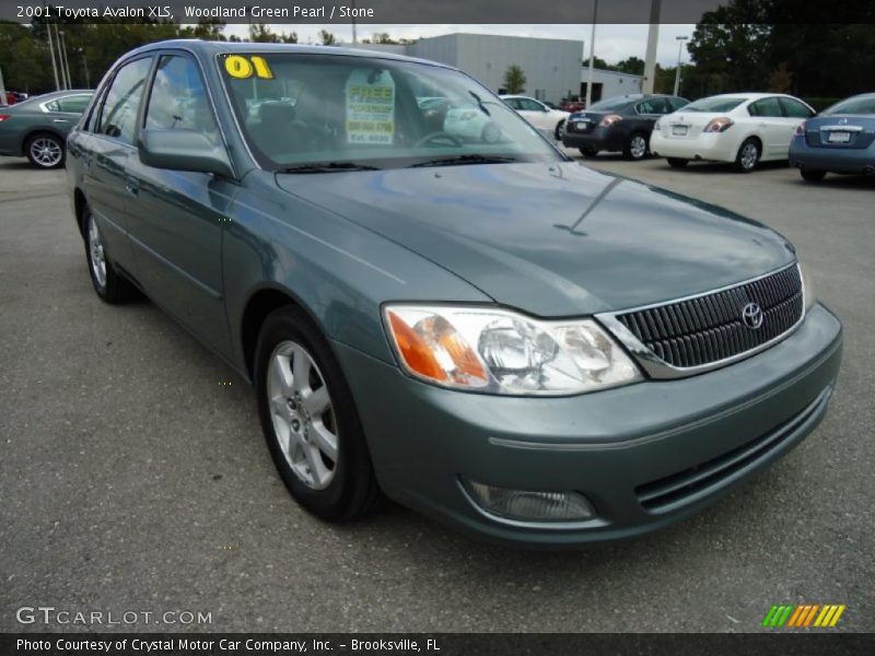 Woodland Green Pearl / Stone 2001 Toyota Avalon XLS