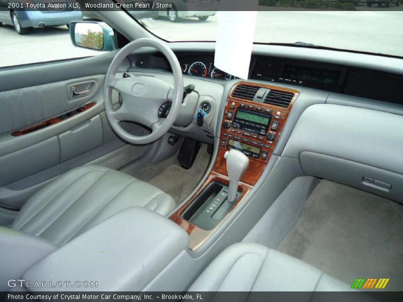 Woodland Green Pearl / Stone 2001 Toyota Avalon XLS