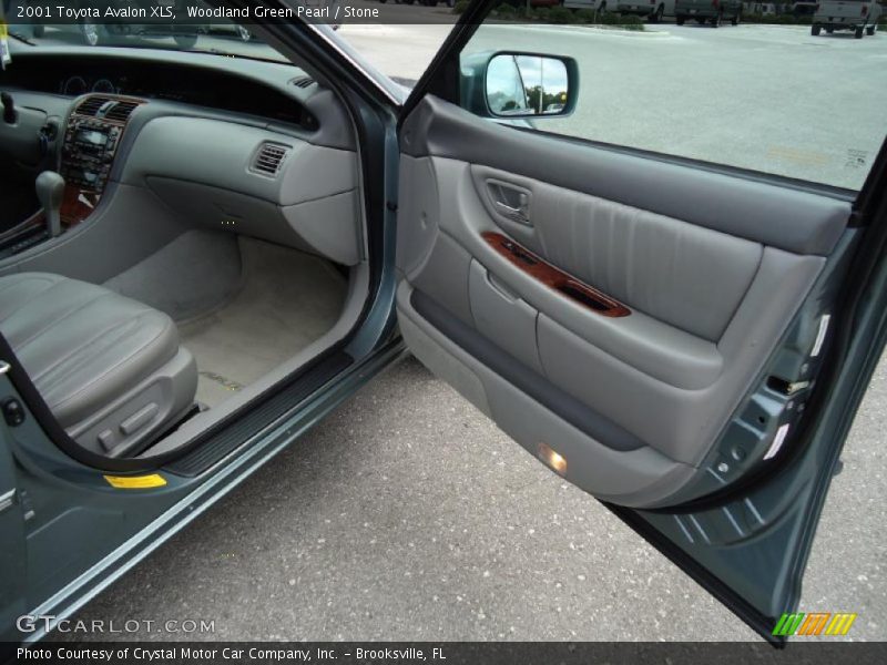 Woodland Green Pearl / Stone 2001 Toyota Avalon XLS