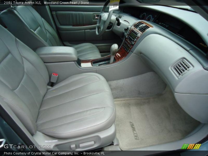 Woodland Green Pearl / Stone 2001 Toyota Avalon XLS